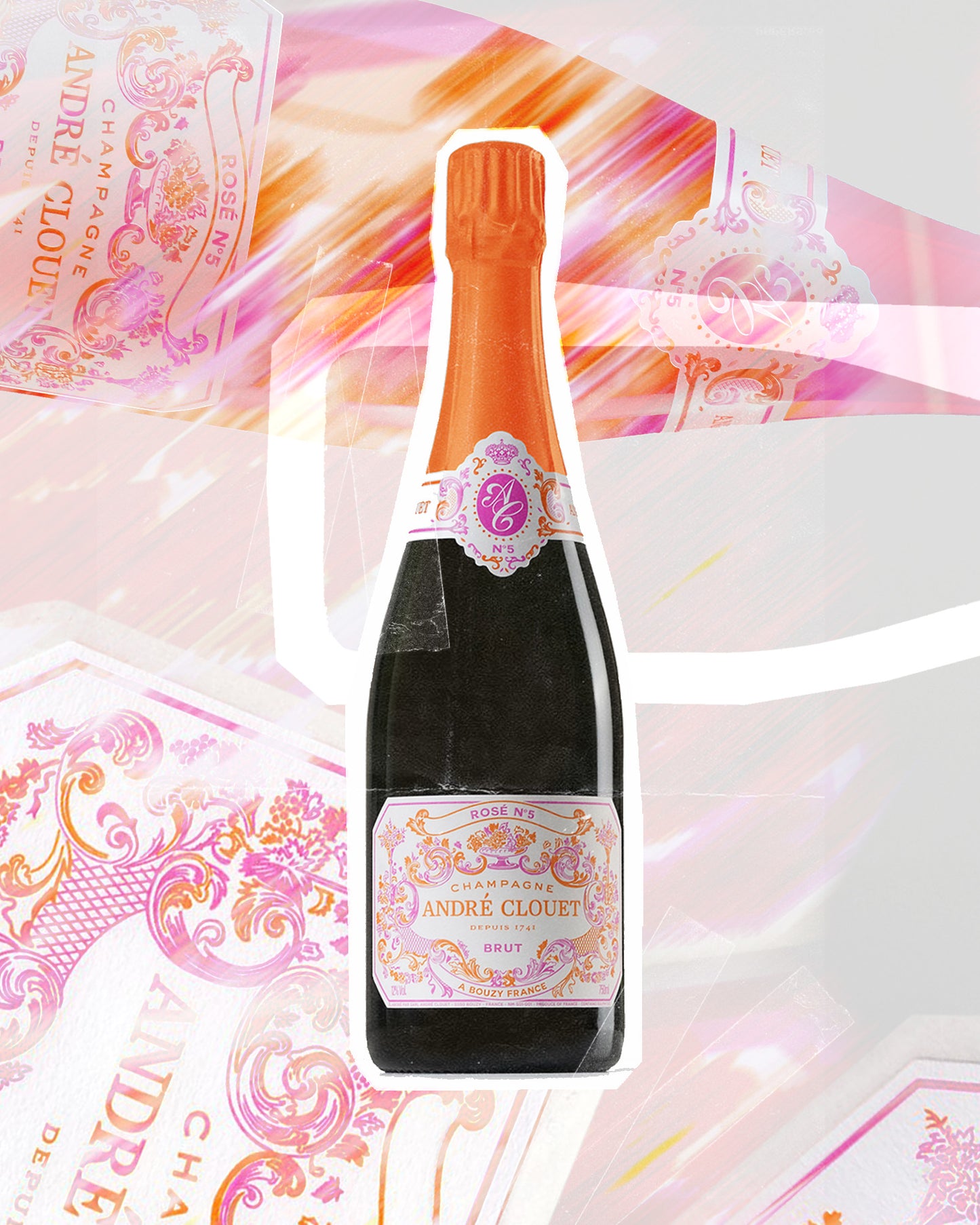 André Clouet Brut Rosé N°5, Champagne AOC, 75cl