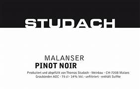 Pinot Noir, Thomas Studach, Graubünden AOC, 75cl, 2024