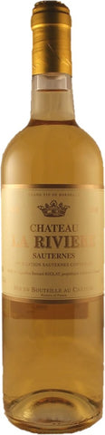 Château La Rivière Sauternes AC Semillion Muscadelle Sauvignon blanc 0,375 l