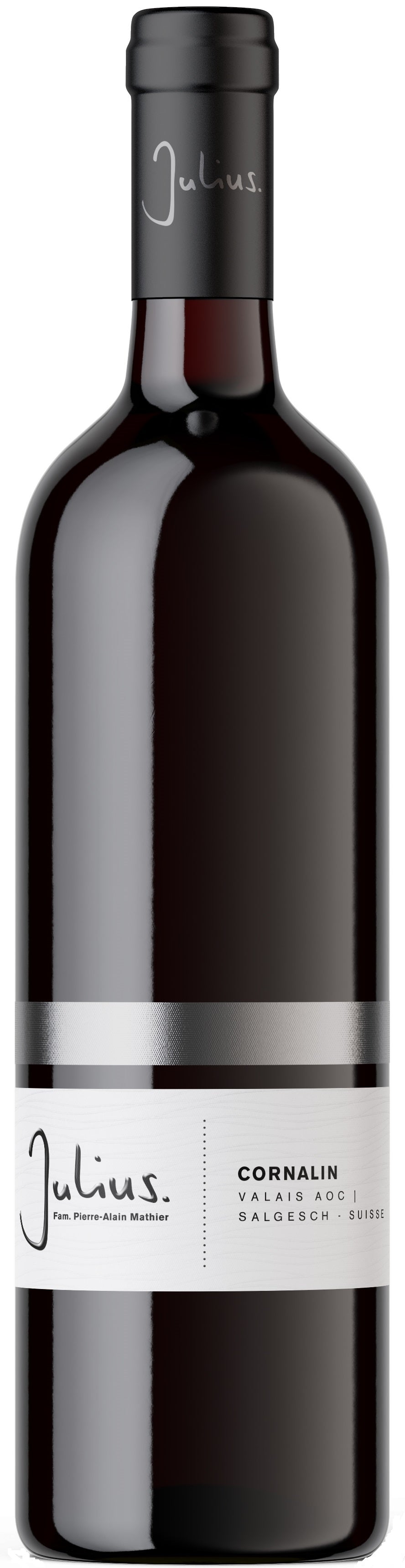 Cornalin, Valais AOC, Fam.Pierre-Alain Mathier, Vins et Vignobles Julius SA, Salgesch, 2024