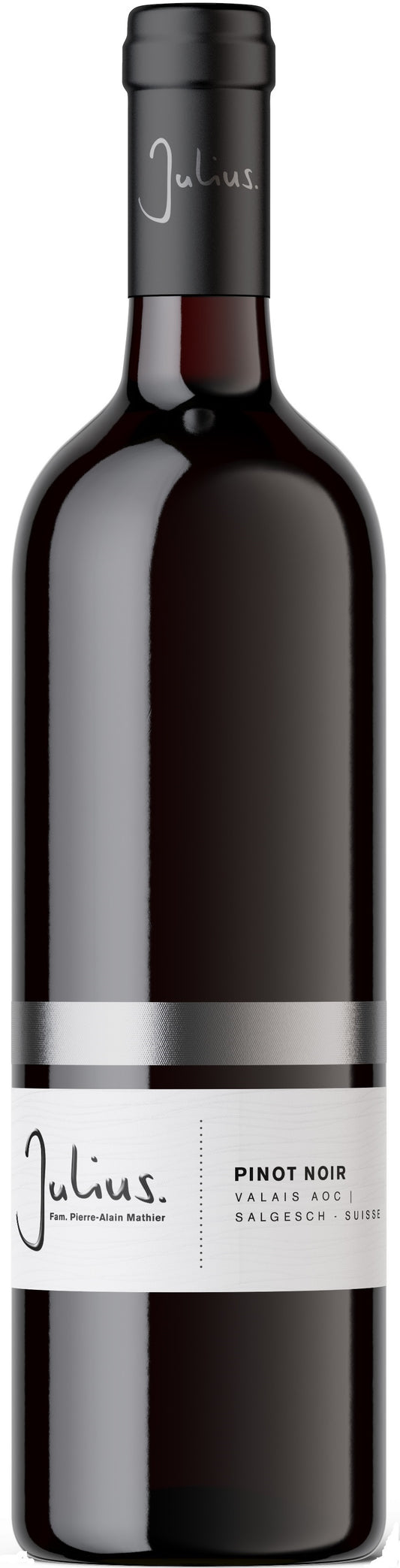 Pinot Noir, Valais AOC, Fam.Pierre-Alain Mathier, Vins et Vignobles Julius SA, Salgesch, 2024, 75cl